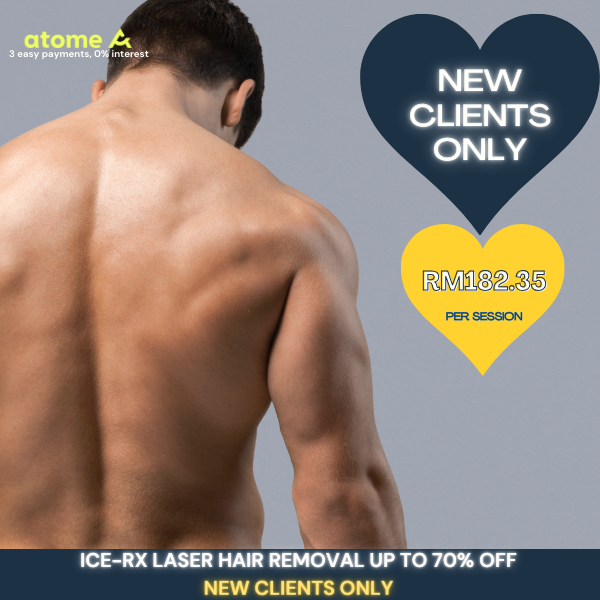 Full Back (12 sessions) - ICE Diode Laser Hair Removal - RM2188 – Bare Skin  Facial + Laser Bar